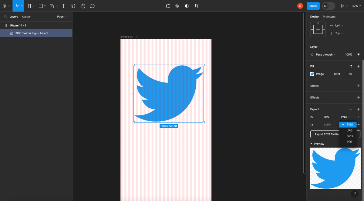 Figmaで画像書き出し